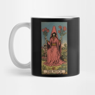 The Witch Tarot Card Art Tee: Mystical Divination Mug